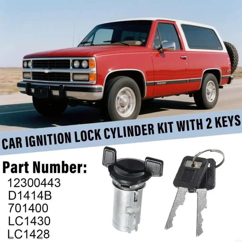 Ignition Switches Door Lock Cylinder for 1987-1993 924-791 12300443 D1414B 701400 Lock Cylinder Automotive Accessory H9EE 5