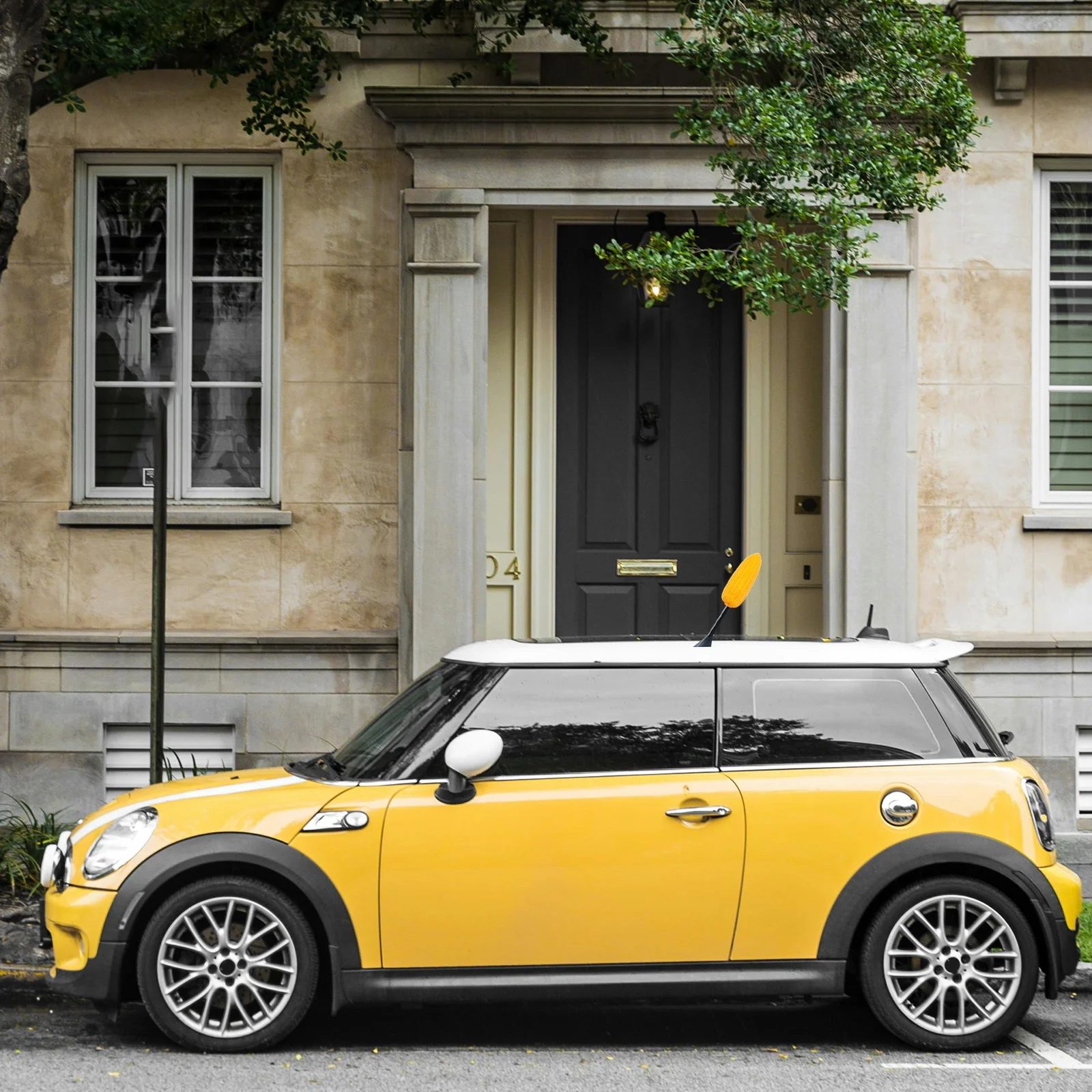 

Topper Cute Cartoon Corn Design Durable Vehicle Exterior Decor Easy Install Car Antenna Decoration Automotive Accessory Vehicle