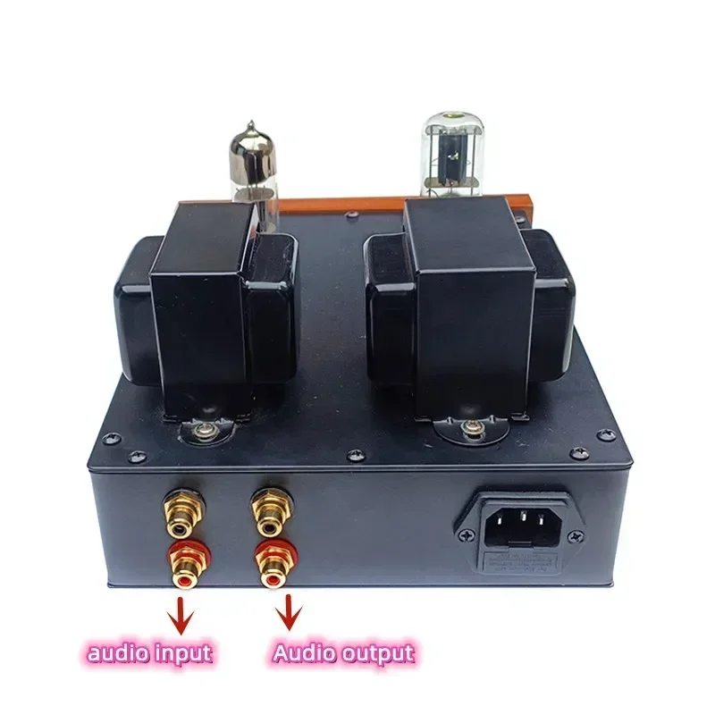 

Latest 6N6 / 6H30 Single-tube Vacuum Tube Preamp 6Z5P Tube Rectifier 2.0 Channel HIFI Home Audio Amplifier 10 Times Amplify