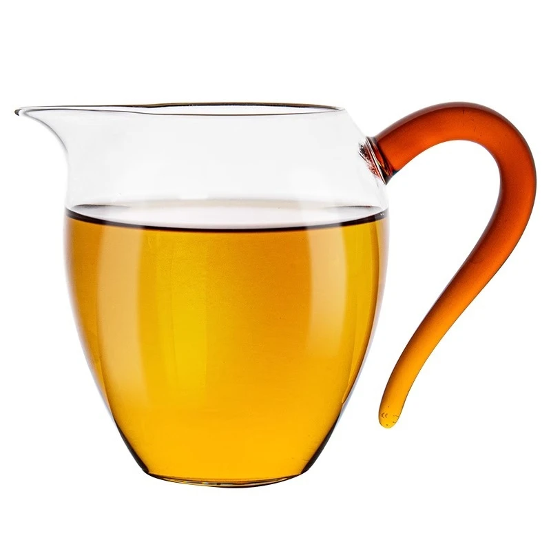 Rongshantang Heqi glass fair cup heat-resistant thickeneded tea filter integrated tea divider ceramic personal tea set