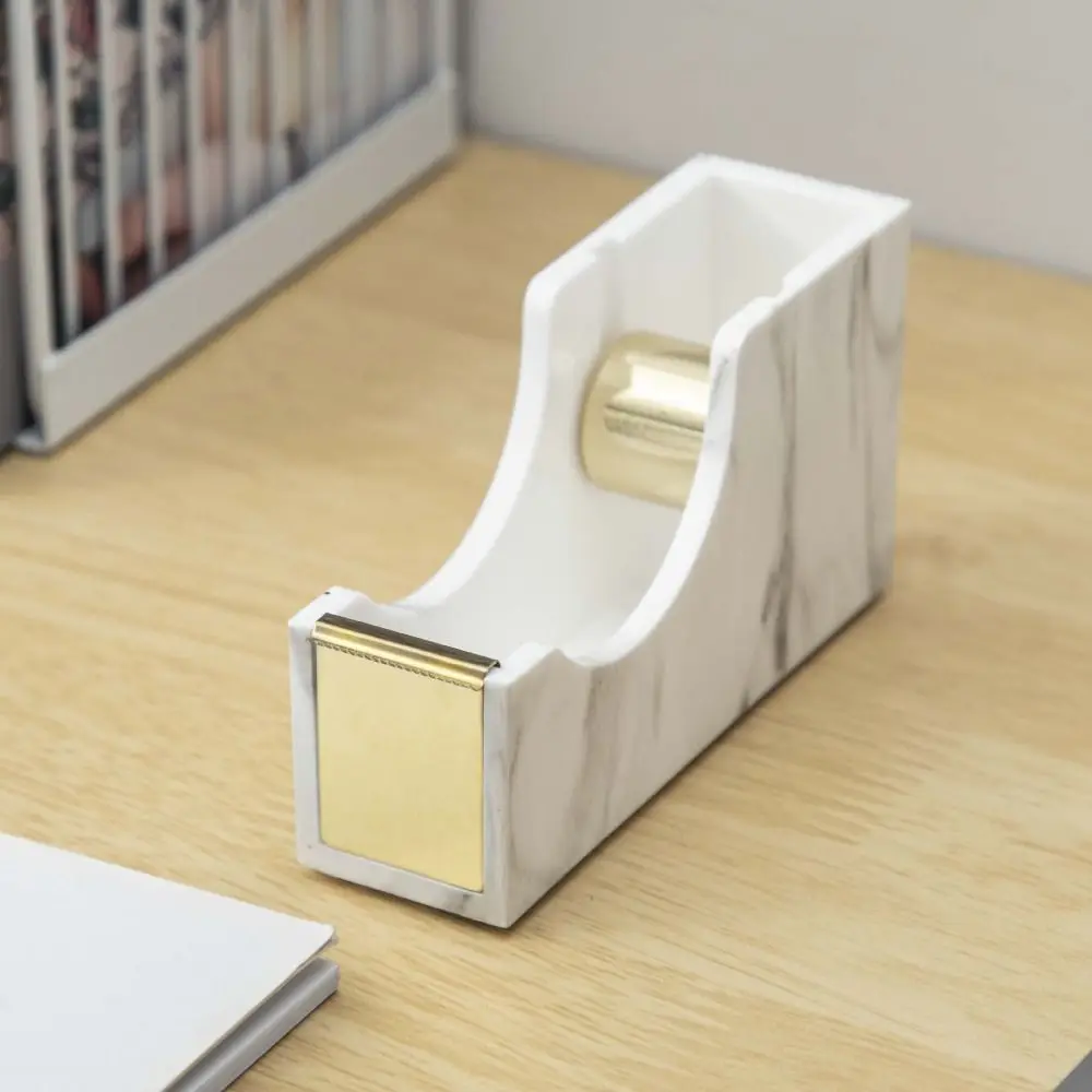 Practical Portable Tape Cutter Easy To Use Rust-proof Tape Stand Non-Slip Safe Acrylic Tape Dispenser Stationary