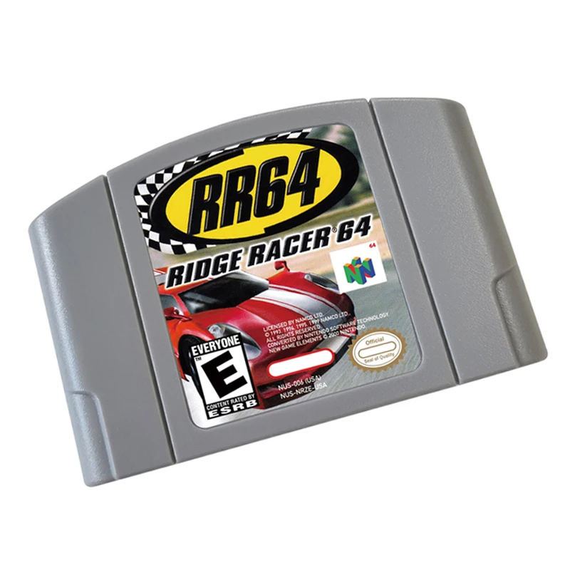 

RR64 - Ridge Racer 64 Bit Video Game Cartridge US Version For N64 Game Console