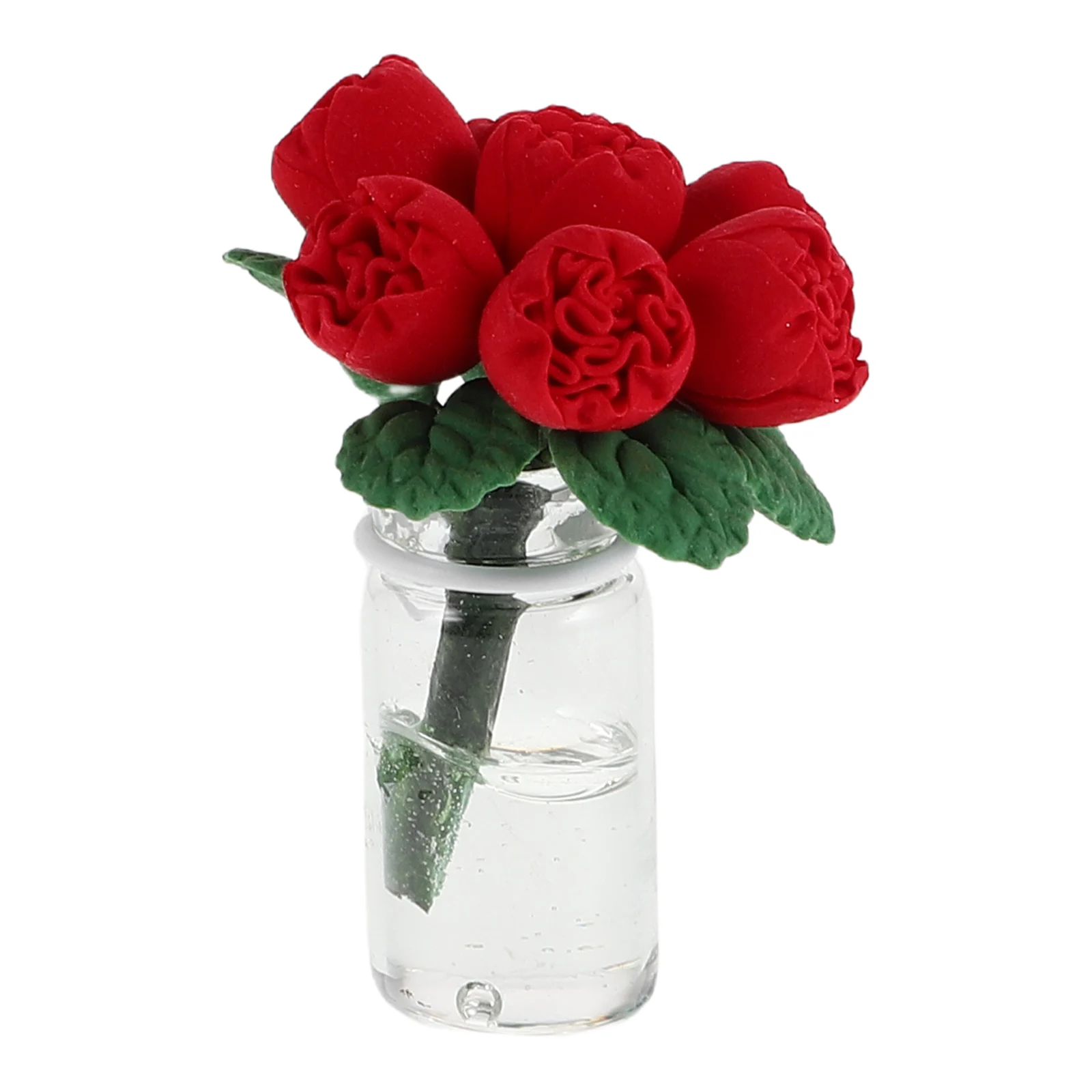 

Car Decoration Mini Rose Vase Dashboard Accessories Elegant Plastic Sculpture Compact Car Interior nament Decor Vehicle Table