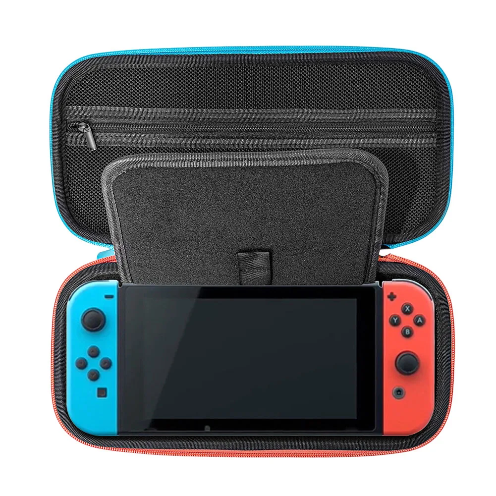 

Чехол для переноски Switch 2 для Switch Oled, защитная дорожная сумка, сумка на молнии с защитой от царапин, сумка-органайзер с держателем для игровых карт