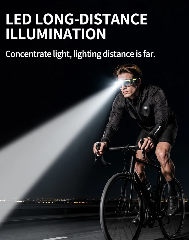 New Induction COB LED Glasses Headlight Rechargeable TYPE-C Waterproof Lightweight Work Lamp for Car Maintenance Repair