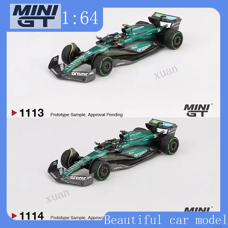 MINI GT 1:64 Aston Martin AMR24 F1 Alonso/Stroel 999#/1001#