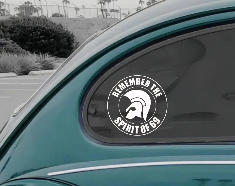 Spirit of 69 Vinyl Decal Car Sticker 1969 Skinhead Reggae Ska Trojan,car sticker,creative car decals