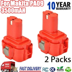 For Makita 9.6V NI-MH PA09 Battery 6222D 9100 9120 9122 9133 9134 9135 6207D 6261D 6207D Replacement Power Tool Battery