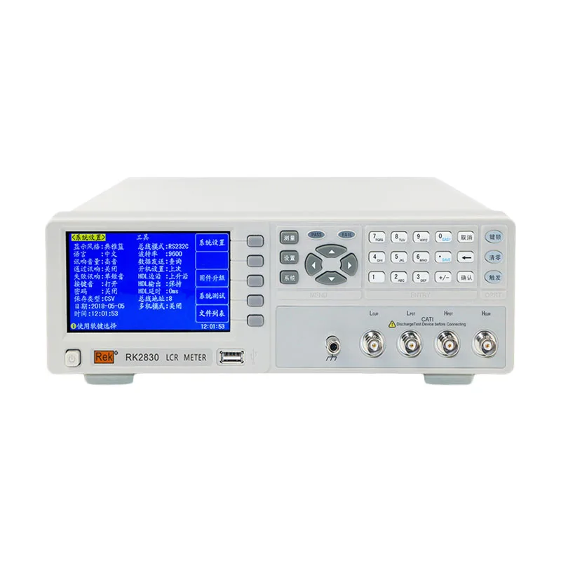 Rek RK2830 LCR Digital Bridge Tester Frequenz 50Hz-10kHz,2VA Digital Bridge mit USB RS232C Schnittstelle