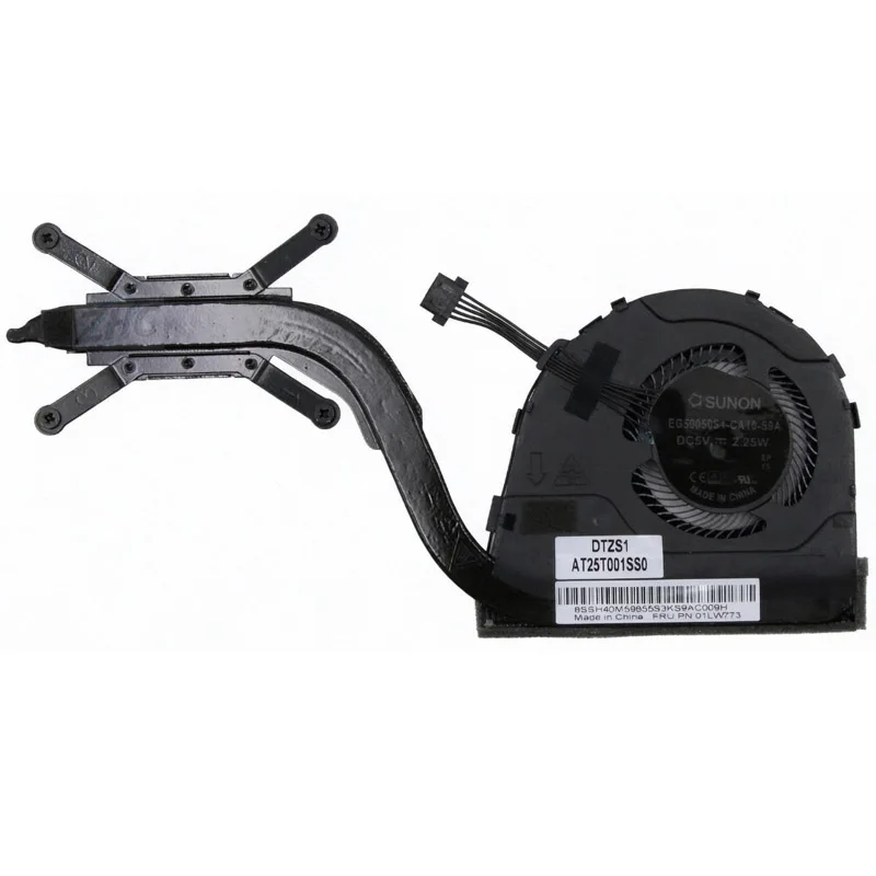 Thermal Module UMA CPU Heatsink Cooling Fan Radiator Replacement For Lenovo ThinkPad X380 Yoga FRU 02DA165 02DA166