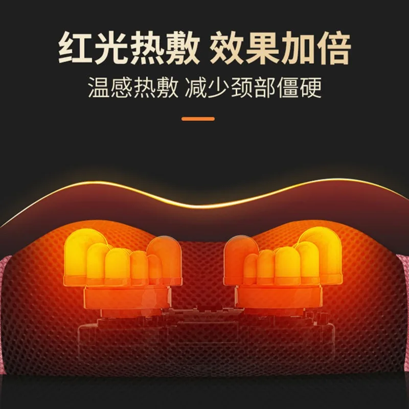 جهاز مساج متعدد الأدوات للرقبة والظهر مع تدليك متعدد الضغط الساخن قابل للتعديل #2