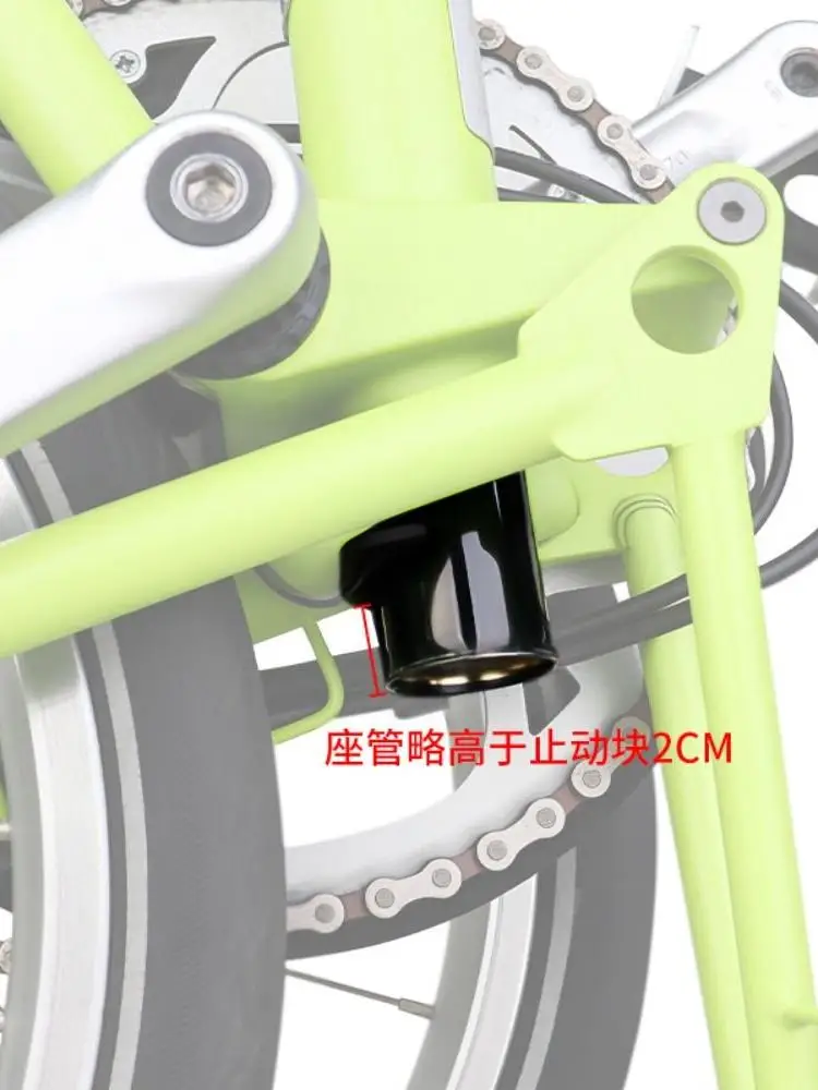AliExpress NONE Prevents Loosening Folding Bike Stop Block Non-Slip Durable Bike Frame Stabiliser Universal Bike Frame Protection for Brompton
