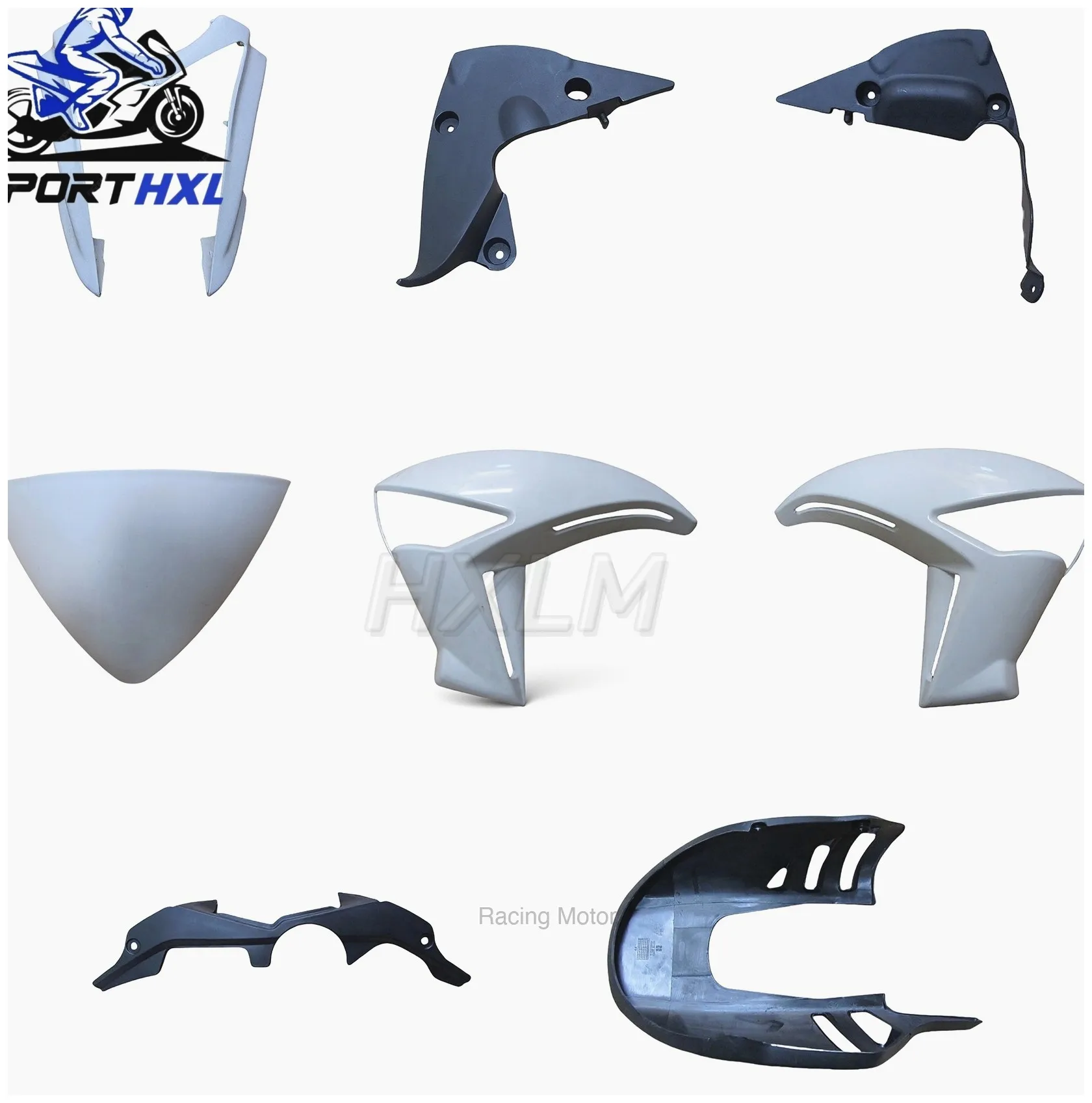 Motorcycle Fairing Body Kit - ABS Motorcycle Vivid Black Fairing Spoilers Cover For kawasaki ER6N FULL
