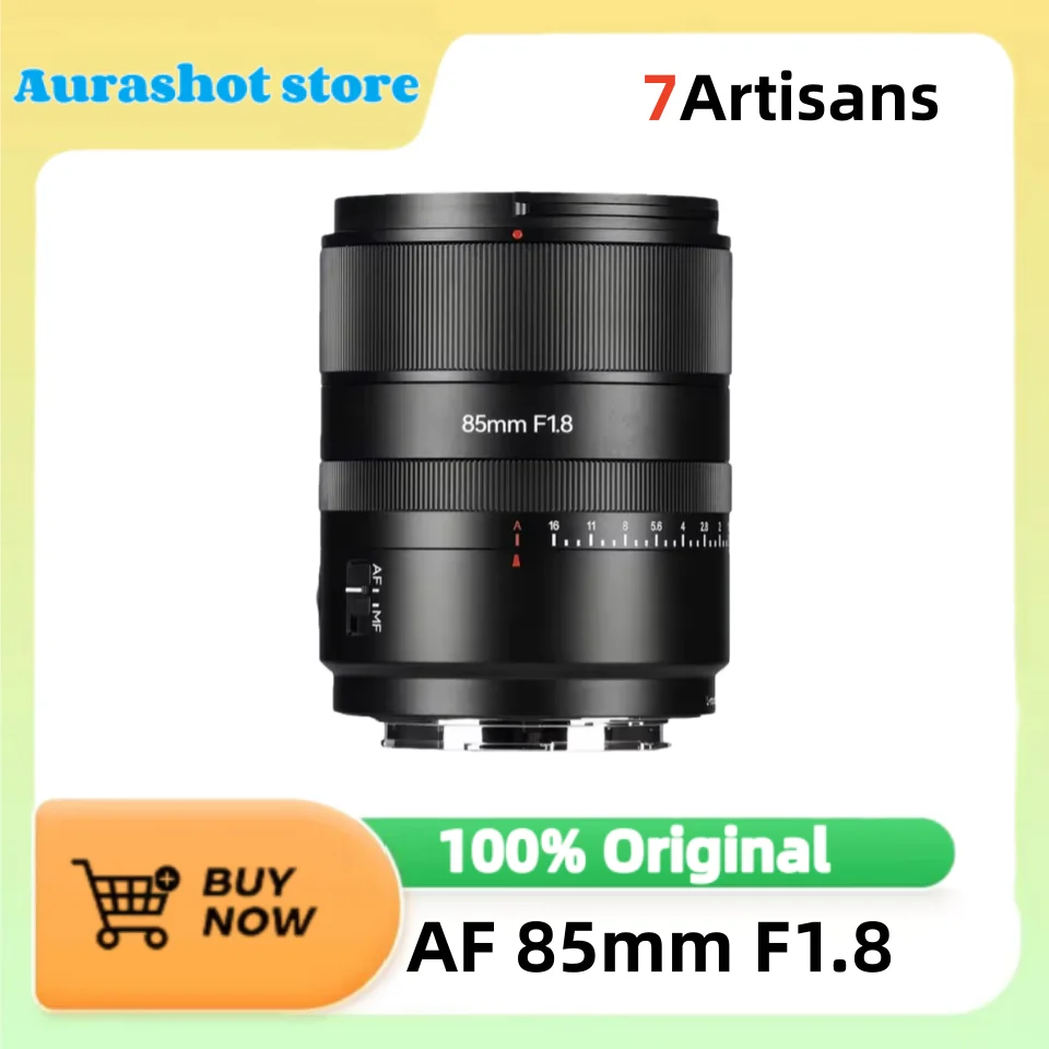 7artisans AF 85mm f1.8 lens Full Frame Automatic Manual High Speed Portrait Auto Focus Lens for  R4 R3 M4 A7 R5 M3 ZVE10 Camera