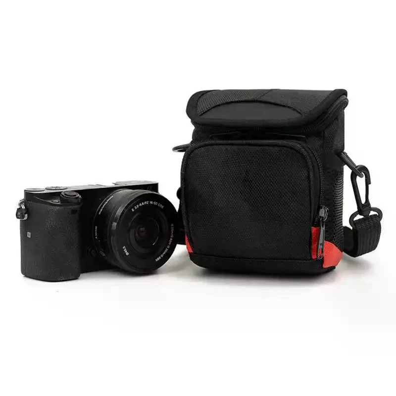 New Simplicity Waterproof SLR Camera Bag Nylon Digital Shoulder Bag Mini Black Photographer Backpack Micro Camera
