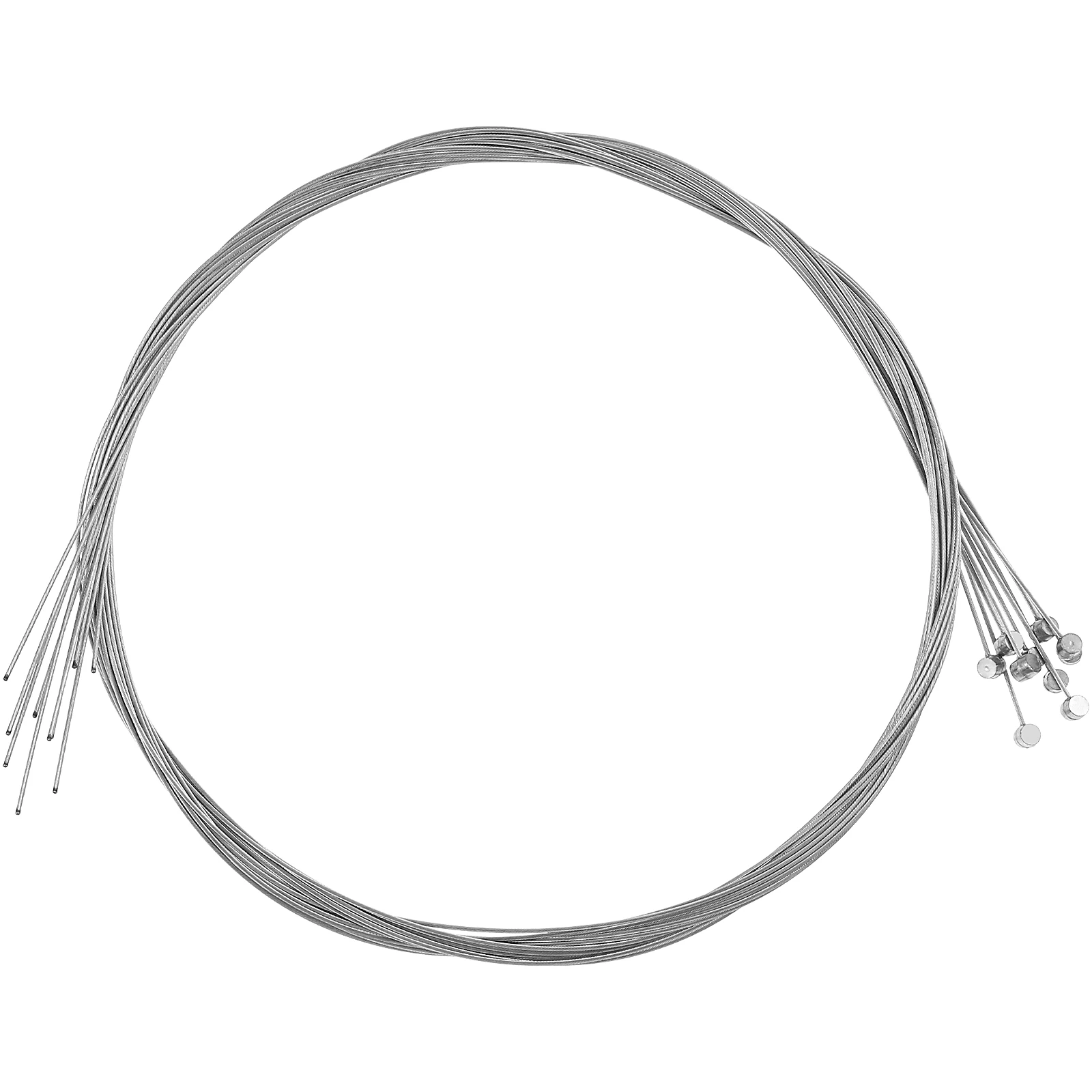 10 pcs Bicycle Brake Wire Lines Zinc-Coated Steel Bike Brake Cable For Mountain Road Folding Bikes Repair Kit Long Durable