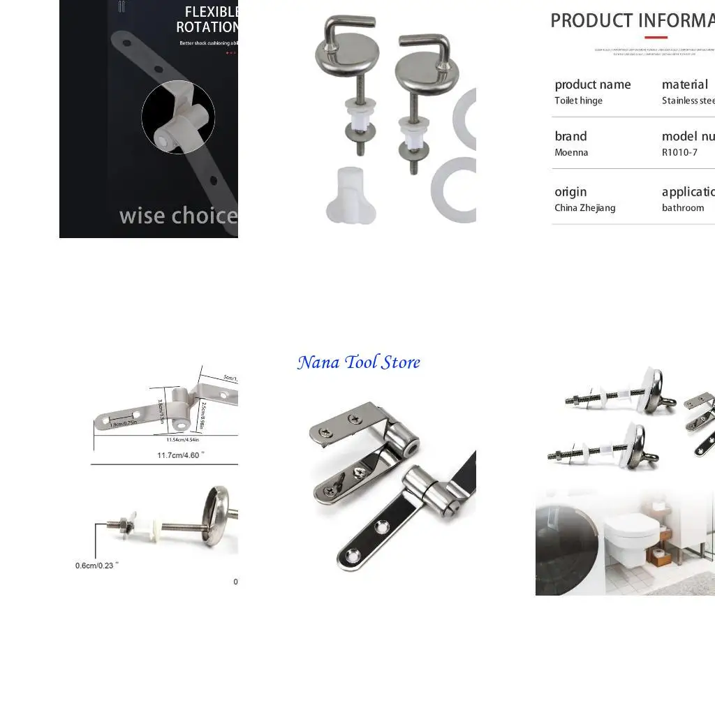 

31GJ Fixing Fixing Set Metal Phindes Установите туалет