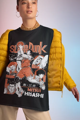 Imagen 2 del producto Camiseta Slam Dunk Hisashi Mitsui baloncesto deporte arte Anime regalo camisa todas las tallas