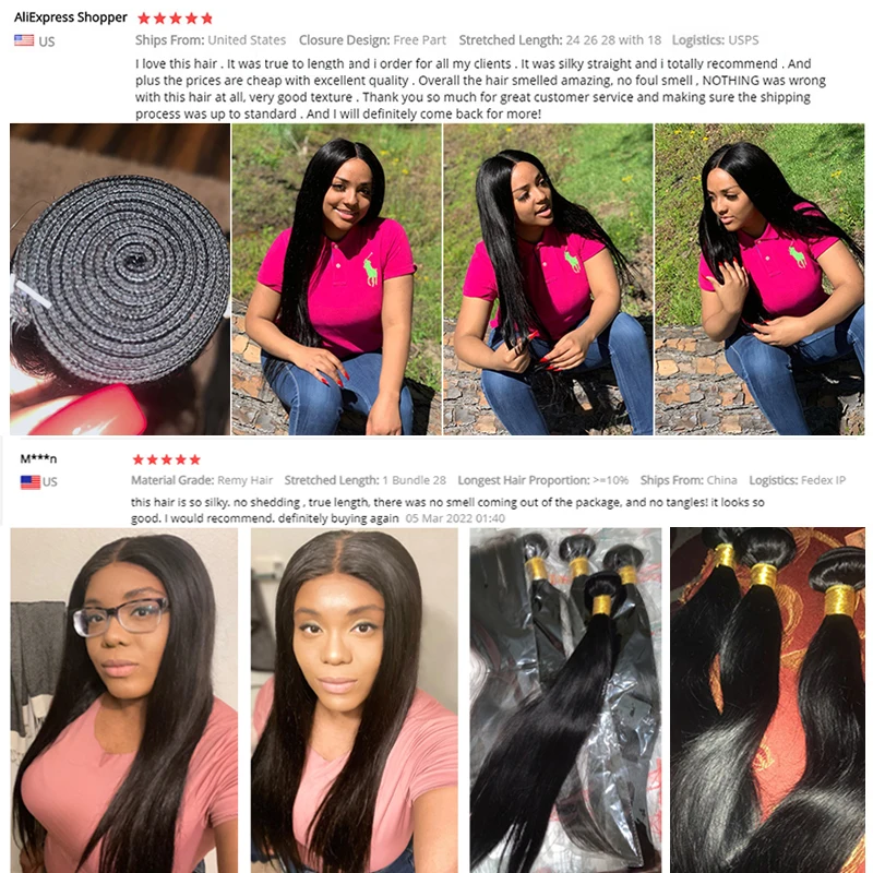 100% ストレート本物の人毛バンドル 1/3 個織りバンドル未処理バージンヘアエクステンションレミーナチュラルブラックヘア 30 インチ