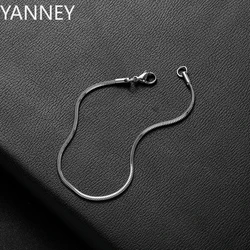 New Arrival 2MM 925 Silver Snake Chain Bracelet Fashion Party Gifts Jewelry for Men Women punk 16-23CM Accessories