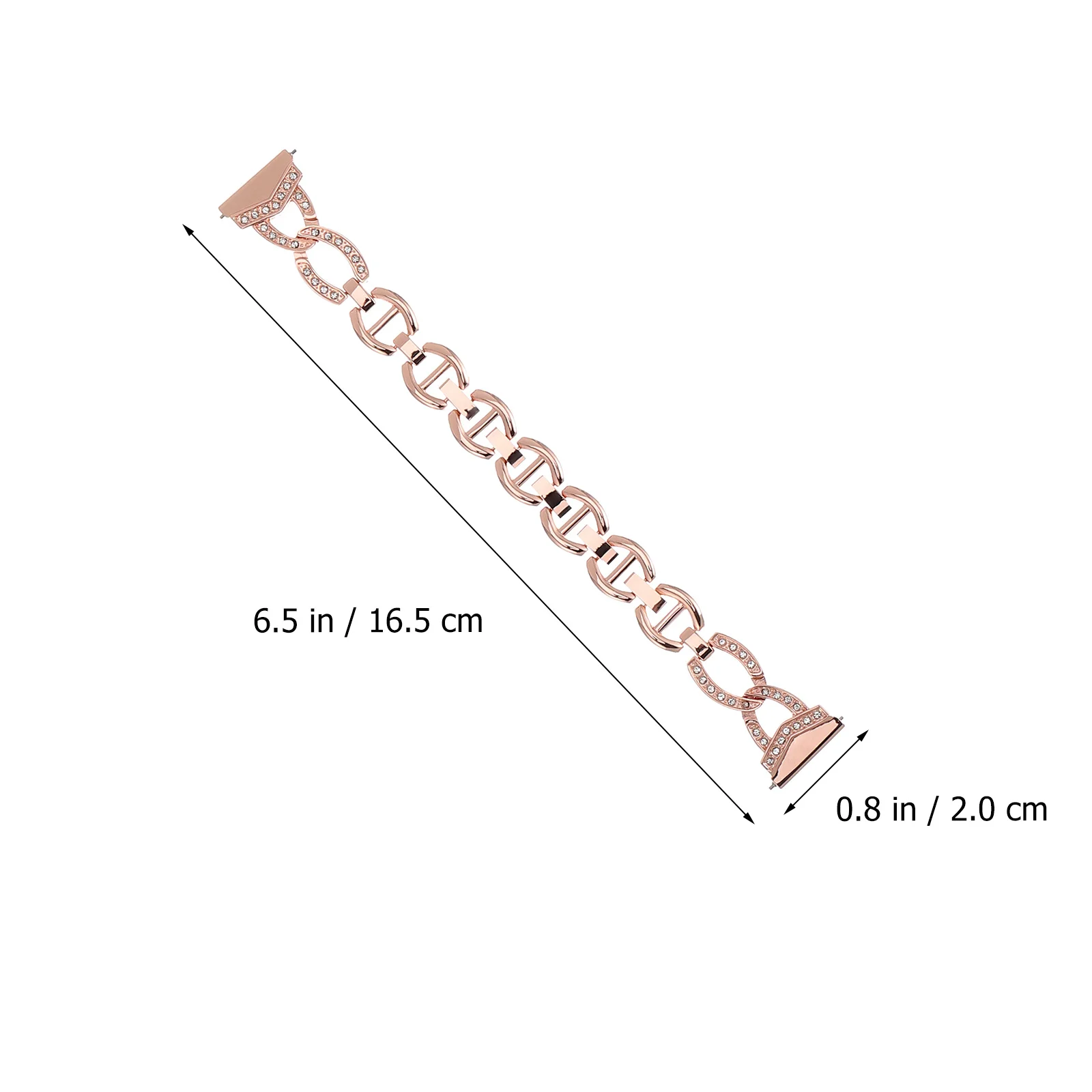 

Mikinona Stylish Watch Band Comfortable Easy to Use Fashion Wrist Strap Compatible with Popular Smartwatches