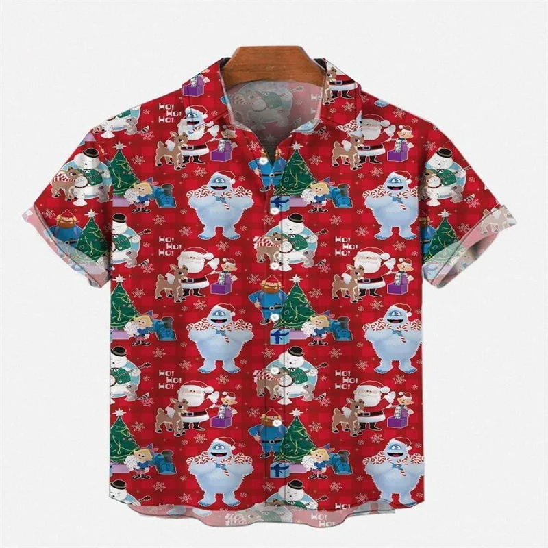 2026 Men's Trendy Anime Printed Shirt, Men's and Women's Short sleeved Shirt, Fashionable and Comfortable, Casual