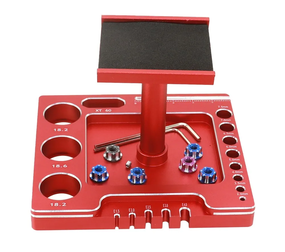 For 1/18 1/24 Trx4m Scx24 Fcx24 Rc Car Model Work Stand Repair Station Assembly Platform Adjust Rack Display Stand Accessories