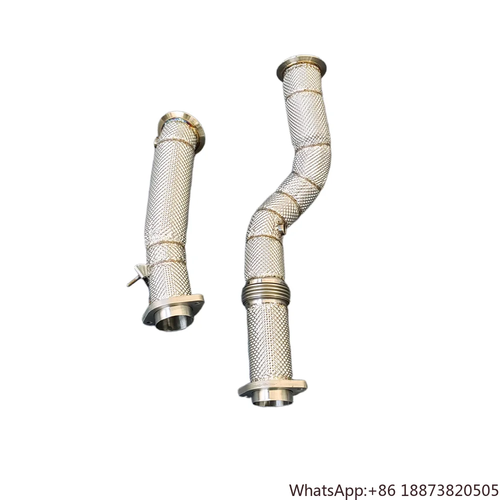 

Приемные трубы для BMW M2 G87/M3 G80/M4 G82 S58 3.0T, выхлопная труба свободного потока, прямая труба