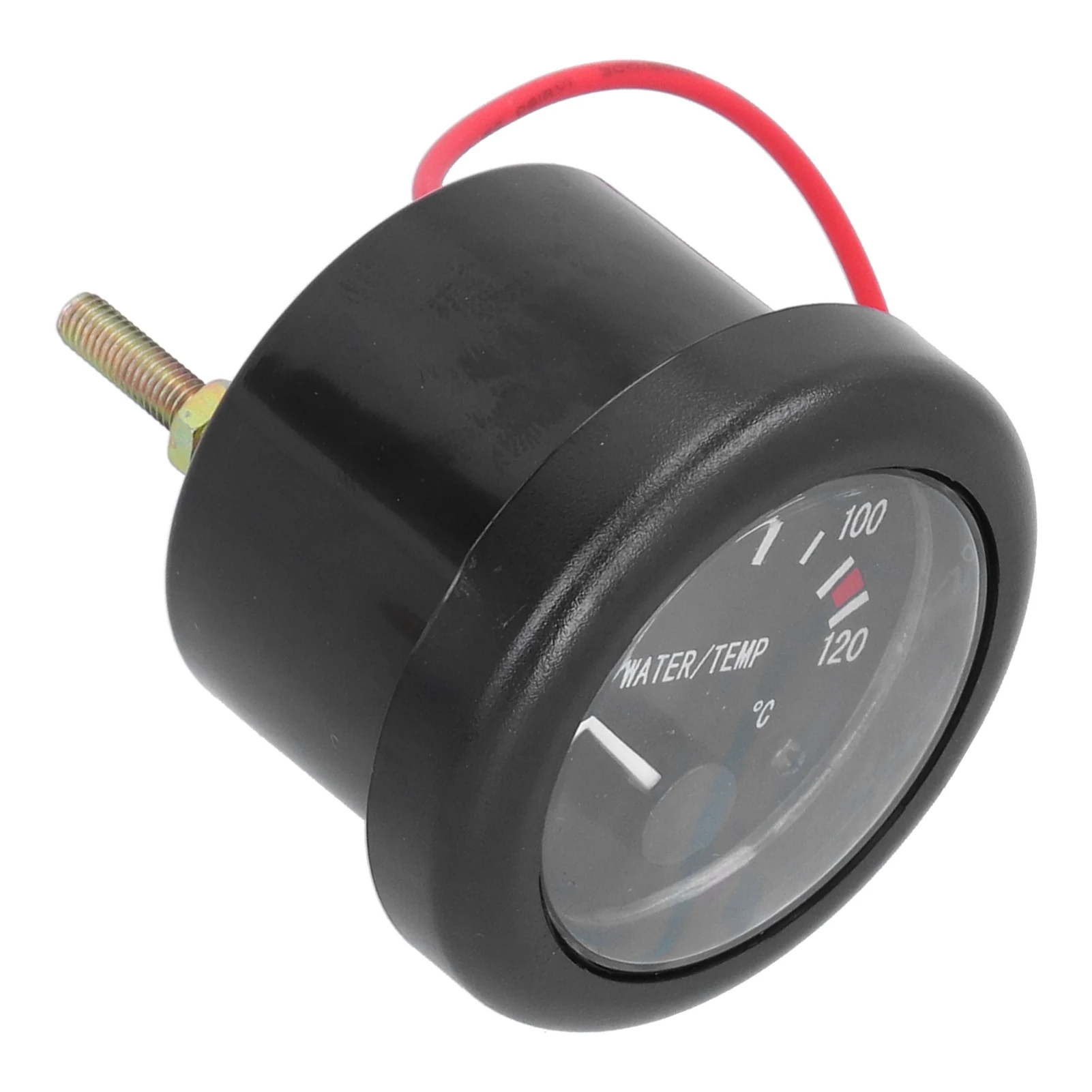 Marine Water Temperature Gauge 40‑120℃ LED Backlight with Alarm Sensor Indicator Light 12V