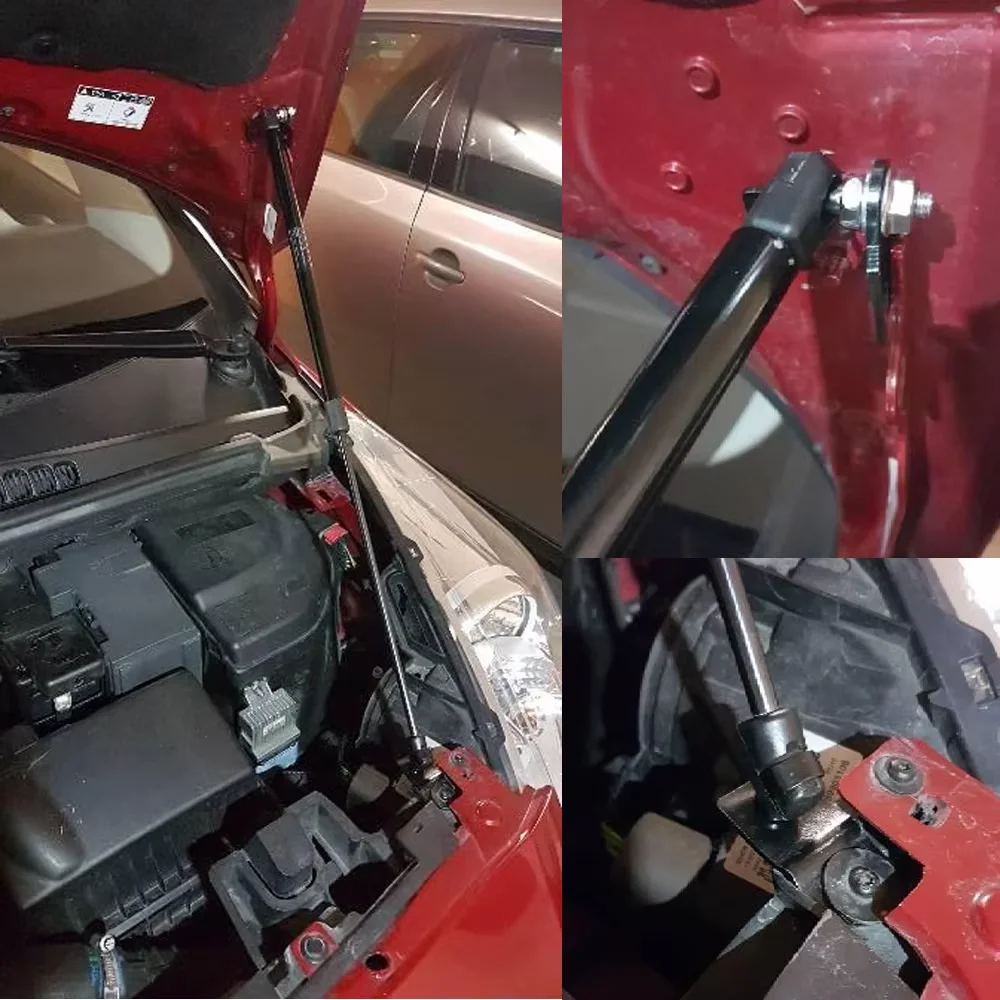 

1 Set Gas Struts For Peugeot 5008 I (T8) 2009-2016 Front Hood Bonnet Modify Lift Support Damper Shock Absorber Prop Rods