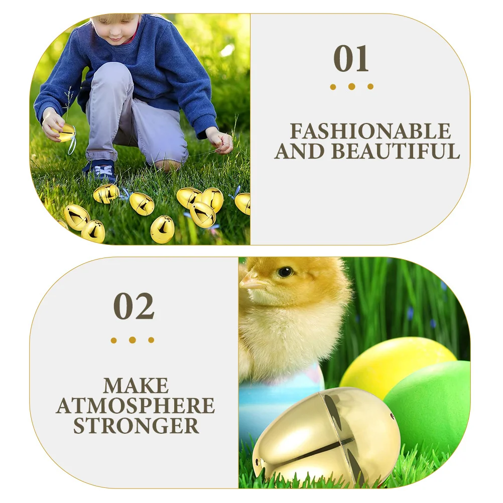 

20Pcs Easter Fillable Eggs Plastic Refillable Empty Egg Shape Candy Gift Boxes Party Table Decor Easter Decor Supplies