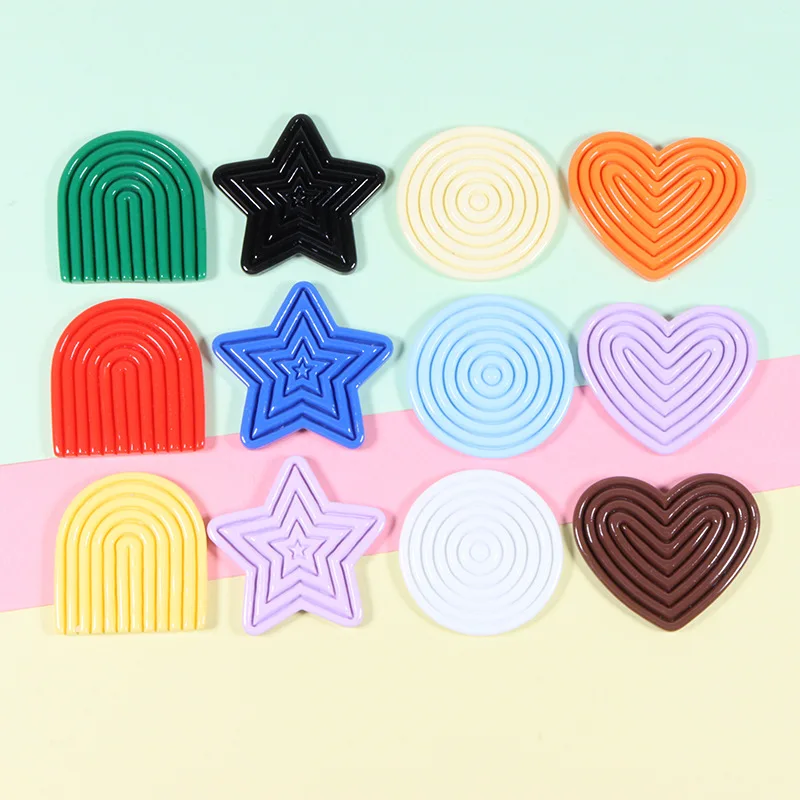 10pcs Big Resin Lovely Rainbow Charms Pendants for Earrings Bracelets Necklaces DIY Jewelry Home Docers Hanging Pendants Bulk