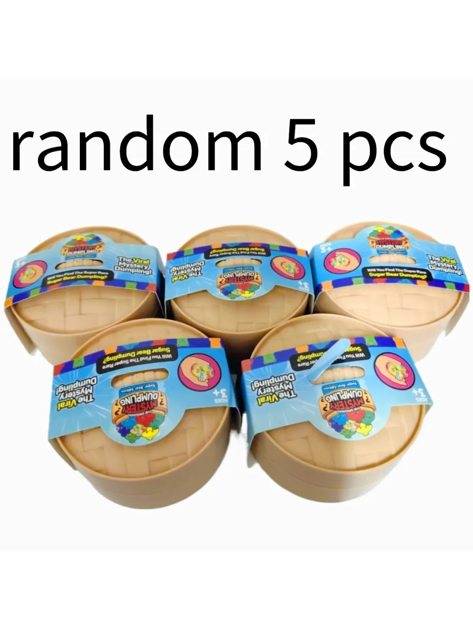 Blindbox: Bunter simulierter Dumpling-Squishy – Entspannend, Angstlösend, Antistress, Wohlfühl-Erhöhung, Rebound-Squeeze-Spielzeug