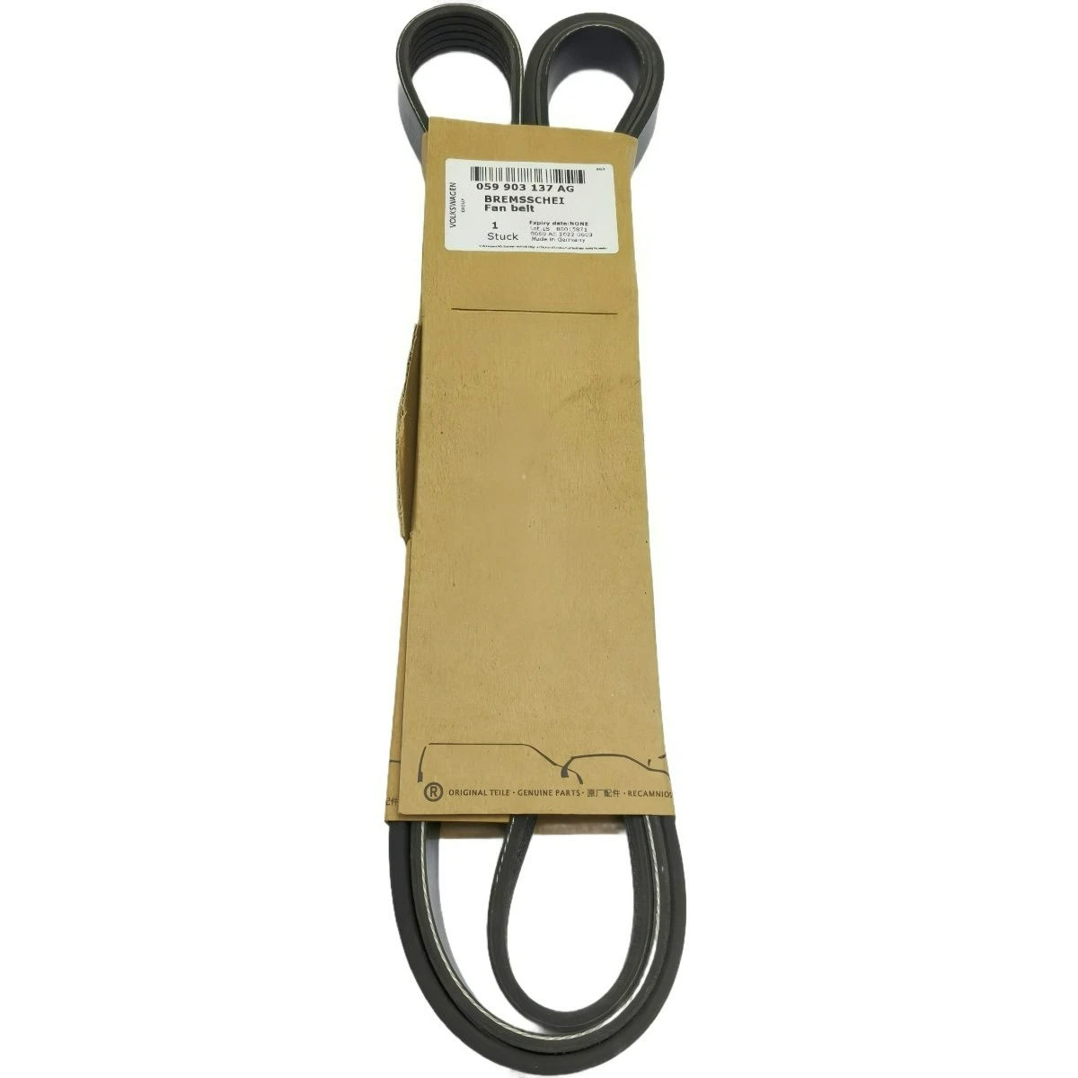 

Poly V Belt 059903137AG 958903137 for Audi A4 allroad quattro A5/S5 Cabriolet Porsche