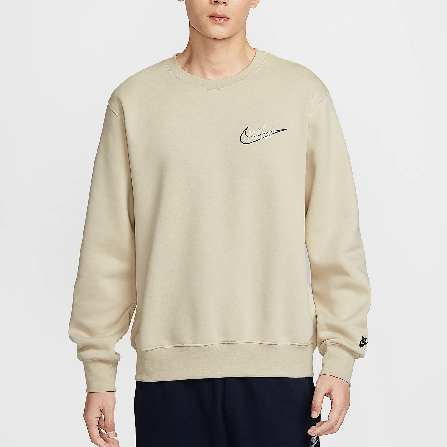 

Оригинальная мужская толстовка с круглым вырезом и капюшоном Nike Sportswear Club IF0680-229