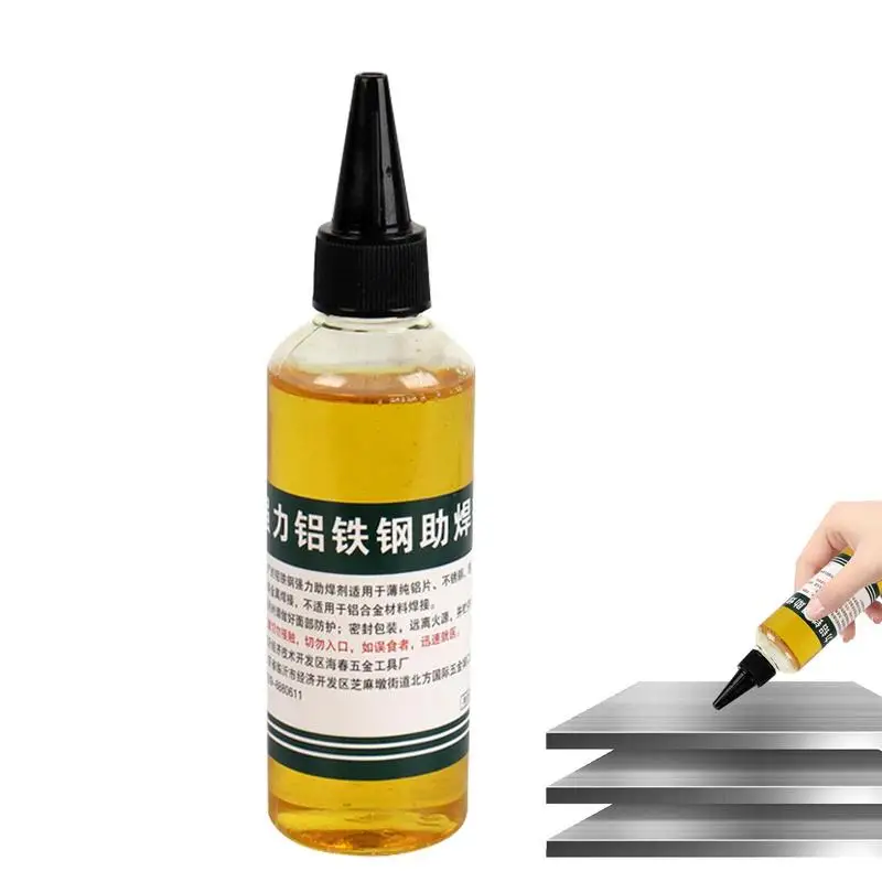 10Ml Soldeerflux Gemakkelijk Snel Geen Schone Aluminium Flux Voor Koper Regelmatige Oplosbare Metalen Tip Aluminium Flux Gereedschap Snel Lassen