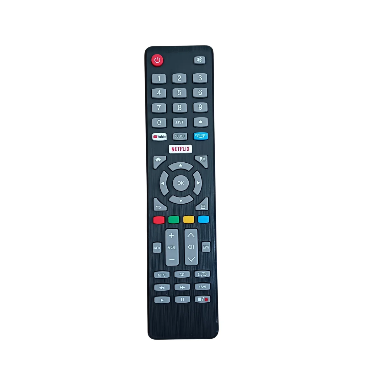 Nuevo control remoto de repuesto compatible con ONN con botón de YouTube, Smart TV LED Android