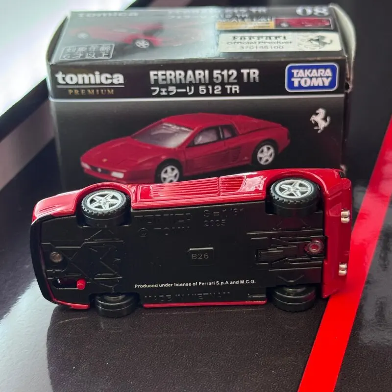 Takara Tomy Tomica Premium 08 Ferrari 512 TR Alloy Diecast Mini Sports Car Model Collectible Ornament Kids Boys Birthday Gift - view 6