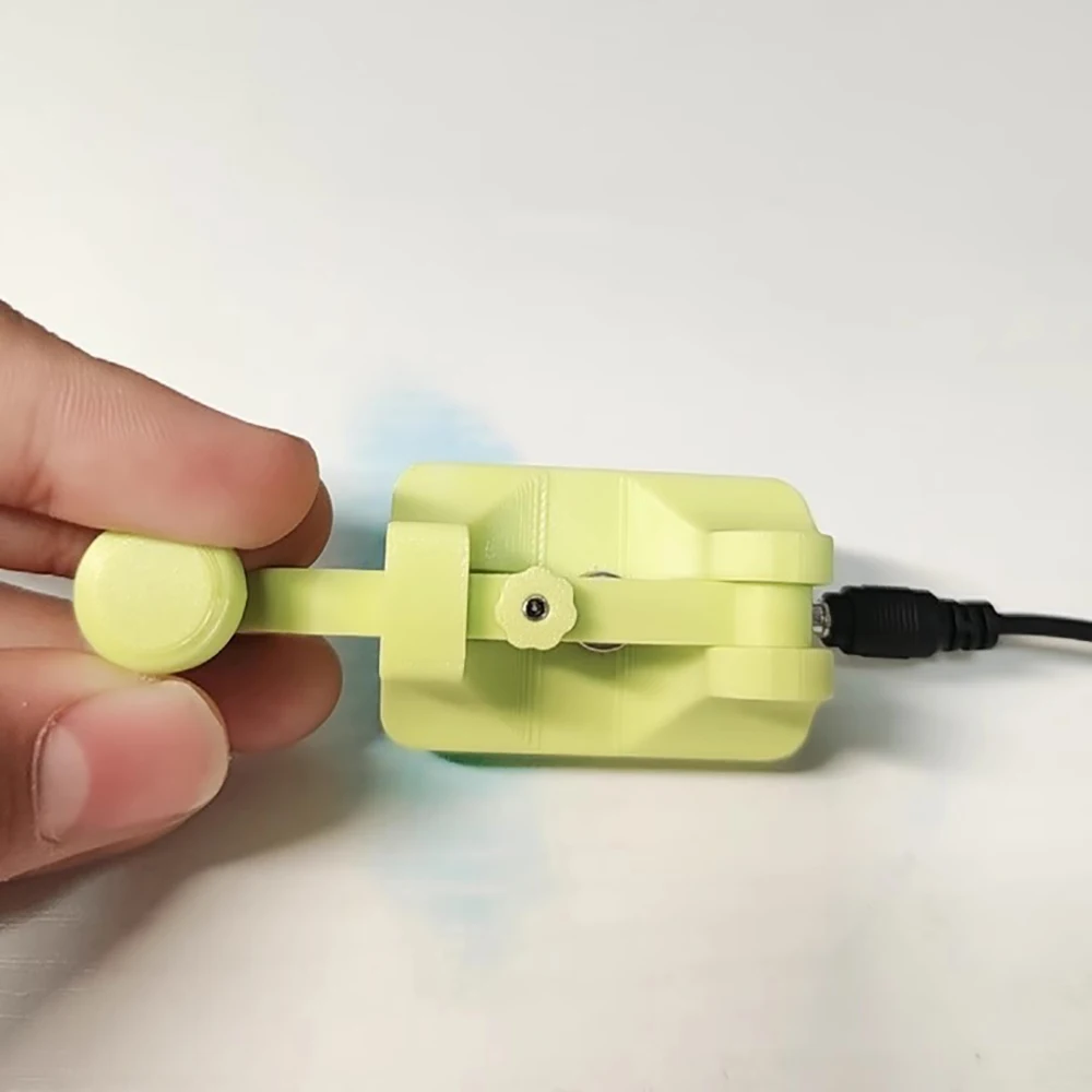 Pencetakan 3D Kunci CW Tangan Mini Kunci Dayung Tunggal Radio Gelombang Pendek CW Morse Base 3.5MM Steker Audio