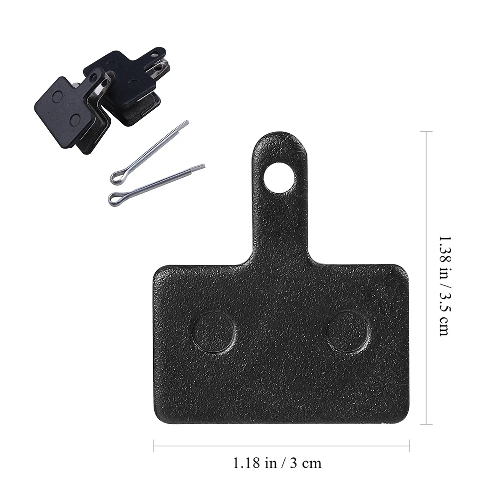 

5Pairs Mountain Bike Disc Brake Pads Replacement Half-Plate Durable Cycling Brake Block High Static Friction Cycling Supply