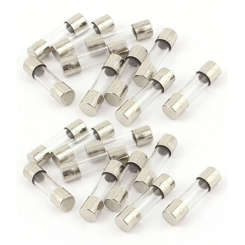 20 Pcs 250 V 250 MA 0.25 A Fast Action Fuse 5 X 20 Mm Glass Tube