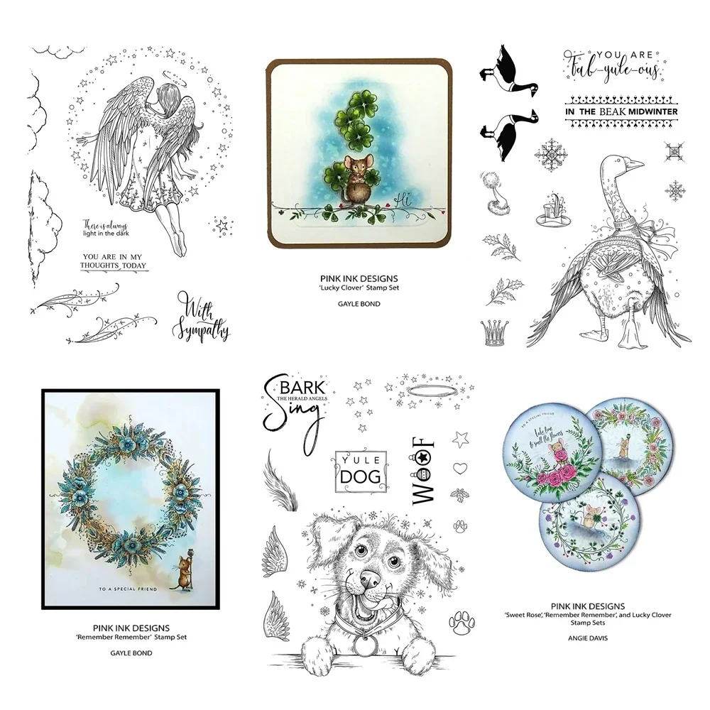 Clear Stamps For 2022 New Scrapbooking Paper Making Remember Mistletoe Rockin' Robin Out Of The Ashes Stamp Embossing Craft Card