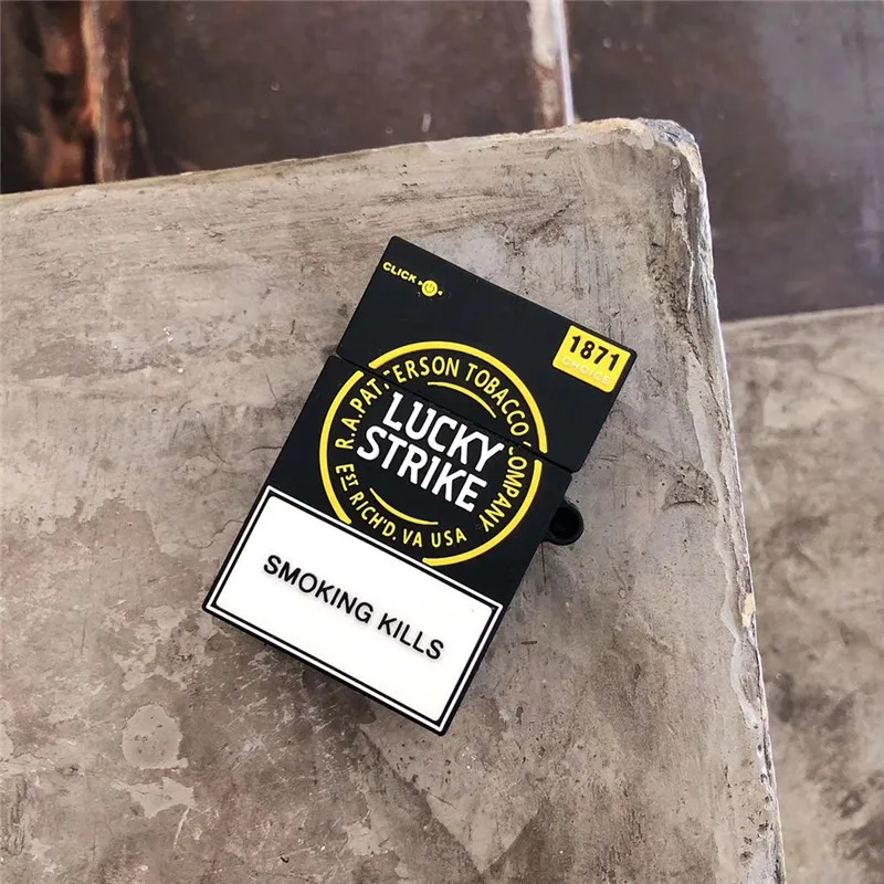 Для Airpods Pro Чехол, 3D Cigarette чехол для Airpods 1/2