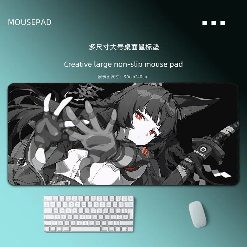 Zenless Zone Zero Hoshimi Miyabi Game Mouse Pad Oversize Offices Accessories Non-Slip Offices Pc Desktop Mat Programmer Mousepad