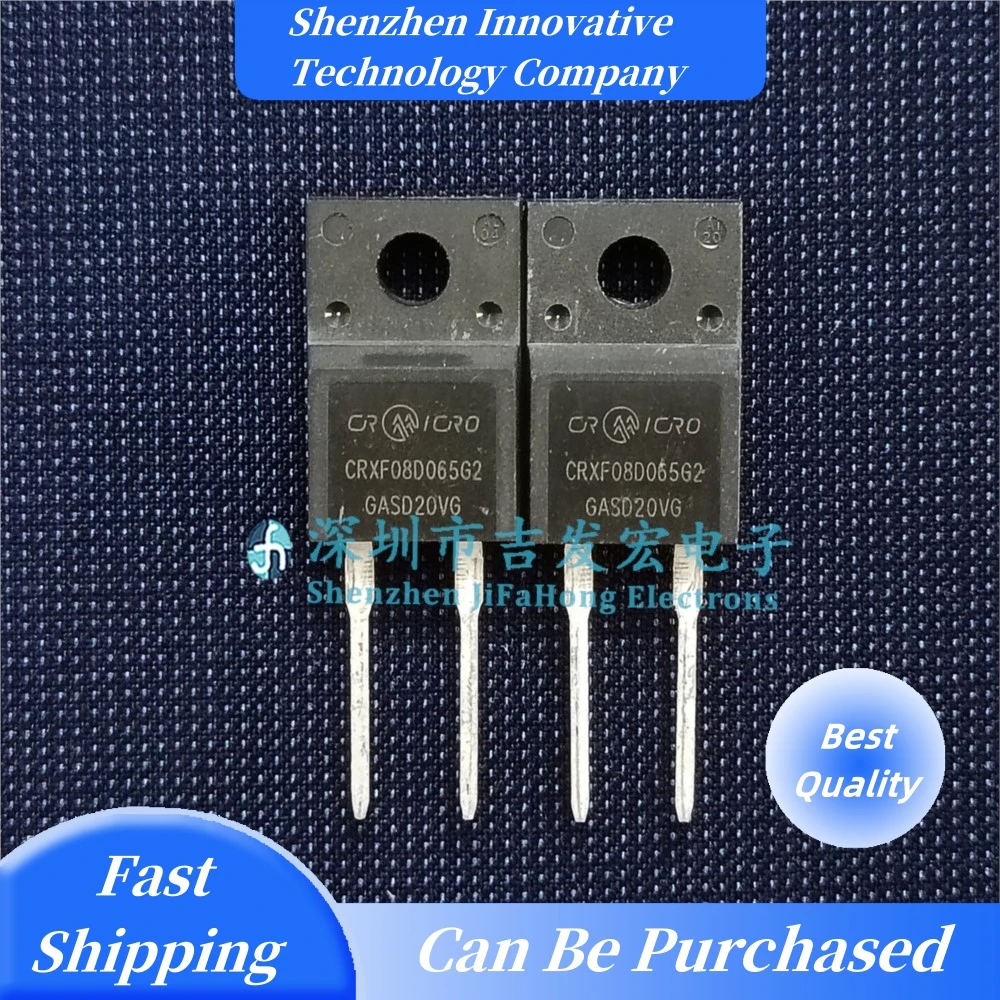 10PCS CRXF08D065G2  TO-220F-2 650V 8A  Best Quality   Fast Shipping In Stock