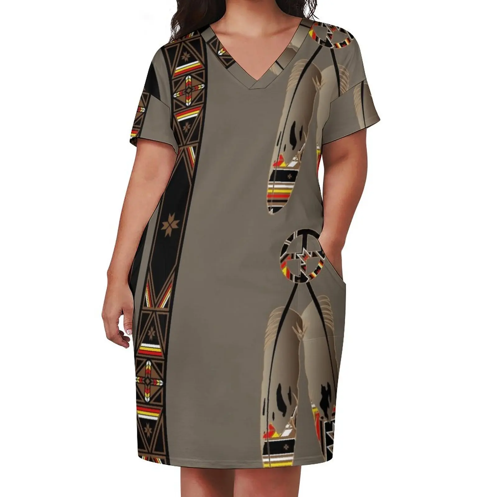 Lakota Design Loose Pocket Dress women clothing 2025 new arrivals elegant dress summer dress woman 2025