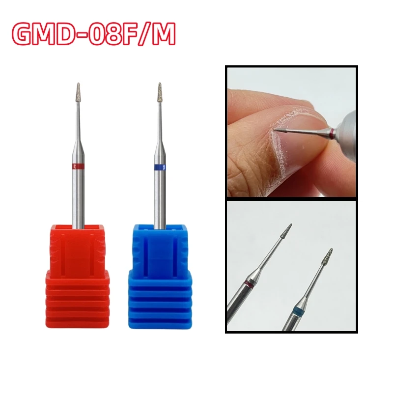 1/2Pcs Diamond Manicure Nail Drill Set Professional Manicure Pedicure Tools for Gel Polishing Removal and Dead Skin Exfoliat Bit
