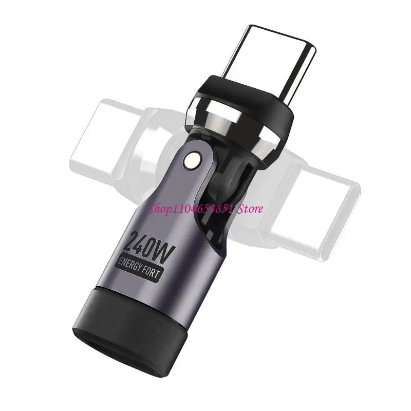 240W Fast Charging Data Cable Type C to Type C Braided Cable with 360 Degree Rotatable Connector For Phone Tablet Laptop 