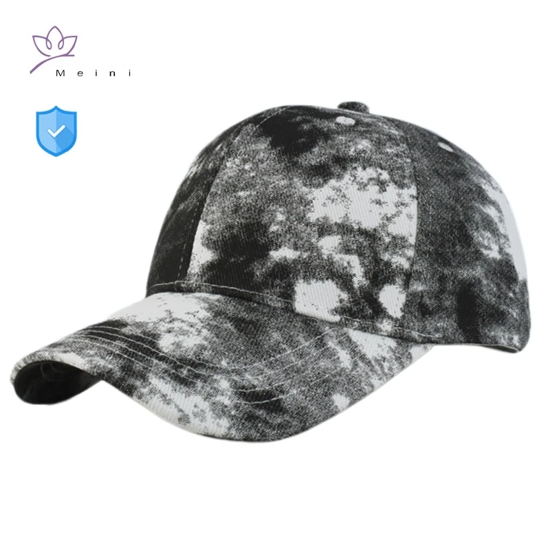 fashionable-minimalist-tie-dye-100-silver-fiber-lined-radiation-protection-baseball-cap-breathable-antibacterial-unisex-cap