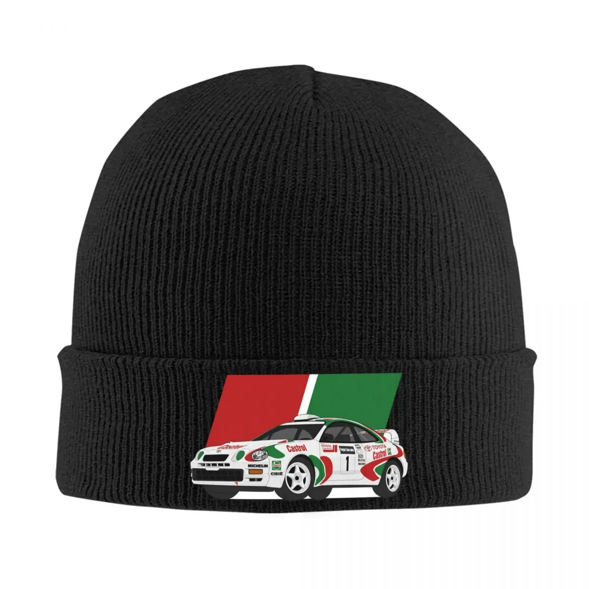 Celica GT Four Rally Warm Knitted Cap Hip Hop Bonnet Hat Autumn Winter Outdoor Beanies Hats for Unisex Adult